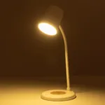 GLOBOSTAR® LUCORA 76555 Μοντέρνο Επιτραπέζιο Φωτιστικό Γραφείου με Ασύρματη Φόρτιση 10W 2A & 4W Bluetooth Ηχείο LED 3W 300lm 120° DC 5V με USB-C IP20 Ρυθμιζόμενο Λευκό CCT με Αφή 2700K/4500K/6000K Dimmable - Sanan SMD Chip - Λευκό - Μ12 x Π12 x Υ34cm - 2 Χρόνια Εγγύηση - Image 13