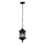 GLOBOSTAR® DARCY 00655 Vintage Κρεμαστό Φωτιστικό Οροφής με Ντουί 1 x E27 AC 220-240V IP20 - Μαύρο - Μ15.5 x Π15.5 x Υ32.5cm - Image 4
