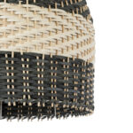 GLOBOSTAR® BARBADOS 01944 Boho Κρεμαστό Φωτιστικό Οροφής με Ντουί 1 x E27 AC 220-240V IP20 - Μπεζ & Χακί - Μ40 x Π40 x Υ45cm - Image 9