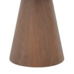 Βοηθητικό τραπέζι Kayano pakoworld καρυδί mdf Φ45x50εκ - Image 4