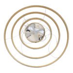 GloboStar® DIAMOND TRIO 61139-DECO Κρεμαστό Φωτιστικό Δαχτυλίδι-Κύκλος LED CCT 120W 14723lm 360° AC 220-240V - Εναλλαγή Φωτισμού μέσω Τηλεχειριστηρίου All In One Ψυχρό 6000k+Φυσικό 4500k+Θερμό 2700k Dimmable Φ40+60+80cm - Χρυσό Βούρτσας - 3 Years Warranty - Image 10