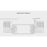 GLOBOSTAR® MiBOXER-PA5 71429 DC Ενισχυτής Ισχύος & Σήματος Υψηλής Ταχύτητας με 5 x 6A 144W Κανάλια DC 12-24V 15A 360W Max IP20 - Μ11.4 x Π4.9 x Υ2.8cm - 5 Χρόνια Εγγύηση - Image 15