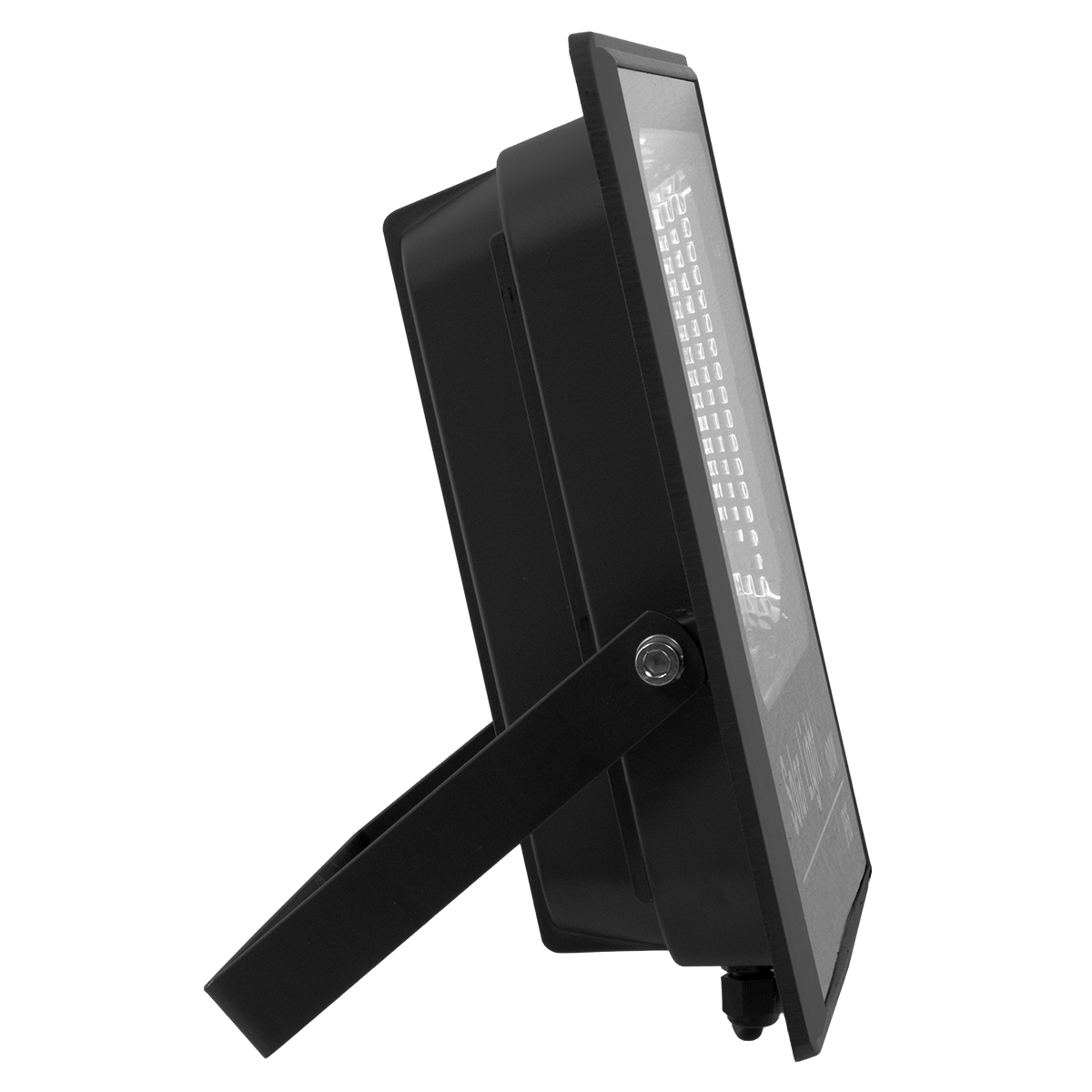 71557_3 GLOBOSTAR® HERMES 71557 Προβολέας LED 100W 1000lm 120° DC 5V με Φωτοβολταϊκό Panel 5V 20W & Επαναφορτιζόμενη Μπαταρία Li-ion 3.2V 15000mAh Αδιάβροχο IP65 Ψυχρό Λευκό 6000K - Sanan Chip - Μαύρο - Μ31.5 x Π26.2 x Υ7.5cm - 2 Χρόνια Εγγύηση - Image 4