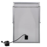 GLOBOSTAR® HERMES 71557 Προβολέας LED 100W 1000lm 120° DC 5V με Φωτοβολταϊκό Panel 5V 20W & Επαναφορτιζόμενη Μπαταρία Li-ion 3.2V 15000mAh Αδιάβροχο IP65 Ψυχρό Λευκό 6000K - Sanan Chip - Μαύρο - Μ31.5 x Π26.2 x Υ7.5cm - 2 Χρόνια Εγγύηση - Image 9