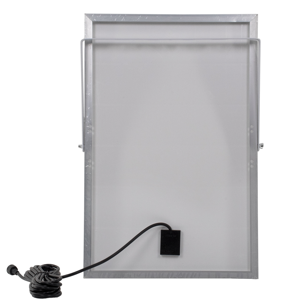 71557_8 GLOBOSTAR® HERMES 71557 Προβολέας LED 100W 1000lm 120° DC 5V με Φωτοβολταϊκό Panel 5V 20W & Επαναφορτιζόμενη Μπαταρία Li-ion 3.2V 15000mAh Αδιάβροχο IP65 Ψυχρό Λευκό 6000K - Sanan Chip - Μαύρο - Μ31.5 x Π26.2 x Υ7.5cm - 2 Χρόνια Εγγύηση - Image 9