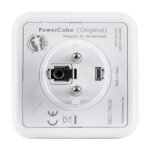 GLOBOSTAR® POWERCUBE 79628 Πολύπριζο 5 Θέσεων με 5 x EU Schuko Πρίζες Ασφαλείας Childproof AC 220-240V 3680W/16A Max Load IP20 - Λευκό & Κόκκινο - Μ7.5 x Π11.5 x Υ7.5cm - Image 9
