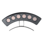 GLOBOSTAR® TREELIGHT-PLANTE 90455 Κυρτή Μπάρα Φωτισμού Wall Washer για Φυτά - Δέντρα LED 6W 630lm 15° DC 24V Αδιάβροχο IP65 Πορτοκαλί 2200K Dimmable - Γκρι Ανθρακί - Μ17.5 x Π4.5 x Υ8cm - 3 Χρόνια Εγγύηση - Image 4