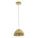 GLOBOSTAR® CRISTIN 999-0037 Μοντέρνο Κρεμαστό Φωτιστικό Οροφής με Ντουί 1 x G4 AC 220-240V IP20 - Χρυσό - Μ18 x Π18 x Υ13cm - Image 4