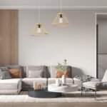 GLOBOSTAR® TYGEE 01930 Boho Κρεμαστό Φωτιστικό Οροφής με Ντουί 1 x E27 AC 220-240V IP20 - Μπεζ - Μ35 x Π35 x Υ22cm - Image 11