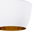 GLOBOSTAR® SHANGHAI 01026 Μοντέρνο Κρεμαστό Φωτιστικό Οροφής με Ντουί 3 x E27 AC 220-240V IP20 - Λευκό & Χρυσό - Μ79.5 x Π79.5 x Υ38cm - Σετ 3 Τεμαχίων - Image 12