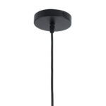 GLOBOSTAR® REA 01197 Μοντέρνο Κρεμαστό Φωτιστικό Οροφής με Ντουί 1 x E27 AC 220-240V IP20 - Μαύρο & Λευκό - Μ21 x Π21 x Υ40cm - Image 10