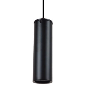 GLOBOSTAR® CANNON 01275 Μοντέρνο Κρεμαστό Φωτιστικό Οροφής με Ντουί 1 x E27 AC 220-240V IP20 - Μαύρο - Μ6 x Π6 x Υ20cm