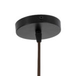 GLOBOSTAR® SALERNO 02077 Boho Κρεμαστό Φωτιστικό Οροφής με Ντουί 1 x E27 AC 220-240V IP20 - Μπεζ & Μαύρο - Μ50 x Π50 x Υ80cm - Image 9