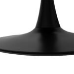 Tραπέζι Balou pakoworld mdf σε μαύρη απόχρωση Φ120x76εκ - Image 3