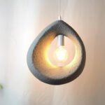 Φωτιστικό οροφής Ferclyn pakoworld E27 ps σε ανοιχτό γκρι 32x24x35εκ - Image 2