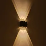 GLOBOSTAR® ARC 60680 Μοντέρνο Φωτιστικό Τοίχου - Απλίκα LED 12W 1500lm 30° AC 220-240V Αδιάβροχο IP65 Θερμό Λευκό 2700K - CREE XPE Chip & TÜV SÜD Driver - Μαύρο Ματ - Μ14 x Π4.8 x Υ11.5cm - 5 Χρόνια Εγγύηση - Image 9