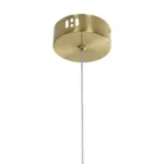 kelvo® GLOW 61679 Μοντέρνο Κρεμαστό Φωτιστικό Οροφής LED 18W 1800lm 360° AC 220-240V IP20 Ρυθμιζόμενο Λευκό CCT με On/Off 2700K/4500K/6000K - Lumileds SMD Chip - Χρυσό Πλατίνα & Λευκό Νήμα - Μ20 x Π5 x Υ60cm - 3 Χρόνια Εγγύηση - Image 12