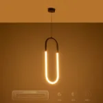 kelvo® GLOW 61679 Μοντέρνο Κρεμαστό Φωτιστικό Οροφής LED 18W 1800lm 360° AC 220-240V IP20 Ρυθμιζόμενο Λευκό CCT με On/Off 2700K/4500K/6000K - Lumileds SMD Chip - Χρυσό Πλατίνα & Λευκό Νήμα - Μ20 x Π5 x Υ60cm - 3 Χρόνια Εγγύηση - Image 13