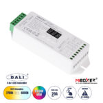 GloboStar® 71423 DL-X Mi-BOXER DC DALI & Push Dimming 5 in 1 High Speed Controller / Dimmer 5 Καναλιών DC 12-24V 5 x 6A 144W - Max 20A 480W - IP20 RGBW+WW Μ13 x Π5 x Υ2.5cm - 5 Years Warranty