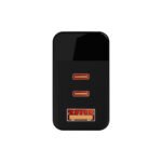 Φορτιστής LCD με USB + 2x USB-C PD 65W GAN BLOW μαύρος - Image 3