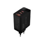 Φορτιστής LCD με USB + 2x USB-C PD 65W GAN BLOW μαύρος - Image 4