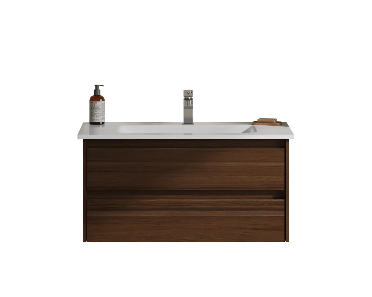 ΣΕΤ ΠΑΓΚΟΥ EVELYN 80cm χρ.BROWN S3BEVE080BR - Image 1
