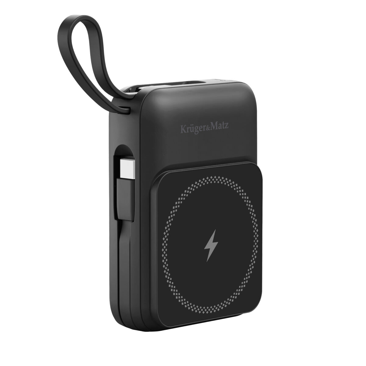 Powerbank 10000mAh wireless με USB/USB-C/Lightning Mag Safe Kruger&Matz μαύρο - Image 4