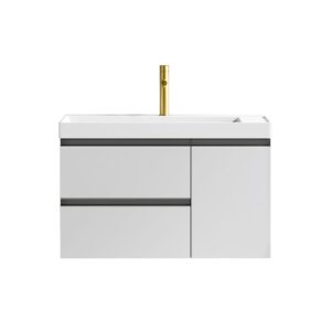 Σετ Πάγκου SARON 80cm PLYWOOD χρ.LIGHT GREY S3BSAR080LGR