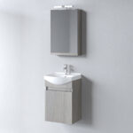 Σετ Έπιπλο Μπάνιου SIENA HARMONY 45 9SSI045HNOW Πάγκο 45x24x60cm - Image 2