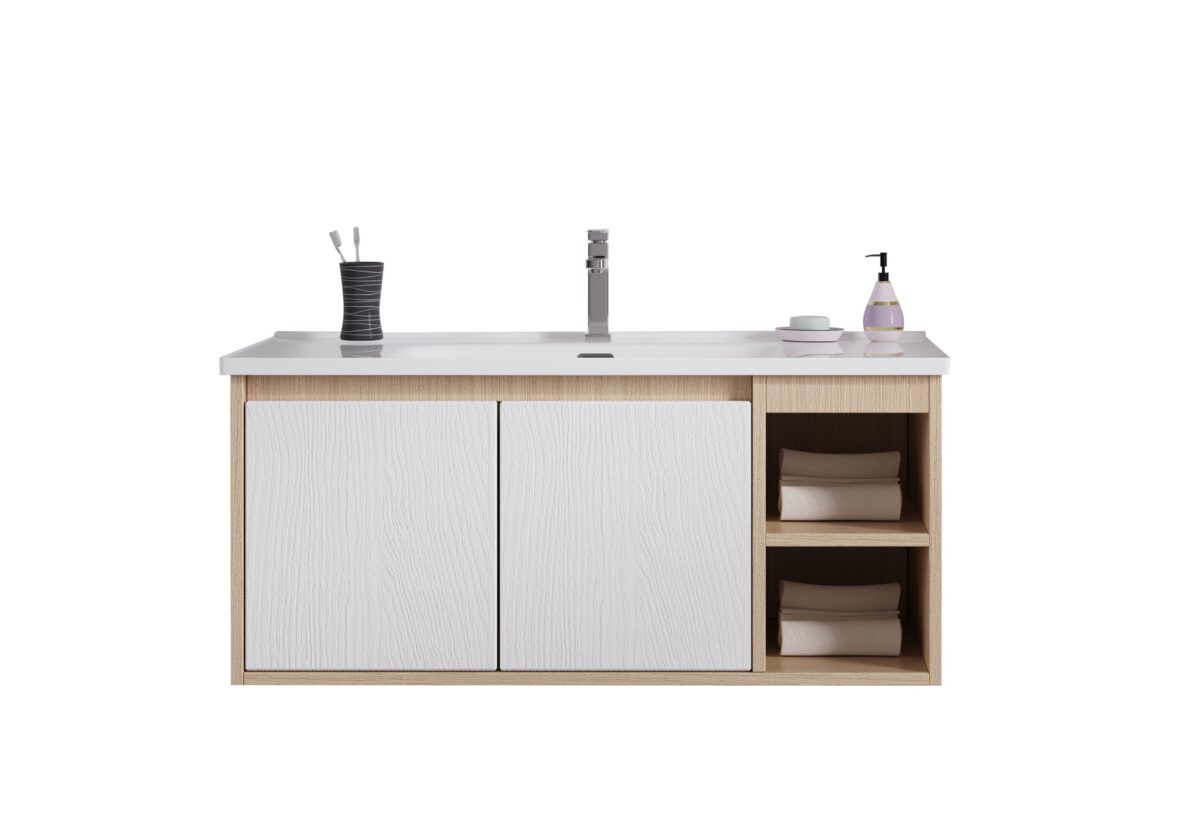 ΣΕΤ ΠΑΓΚΟΥ VERA 100cm χρ.WHITE/SONOMA S3BVER100WHS - Image 1