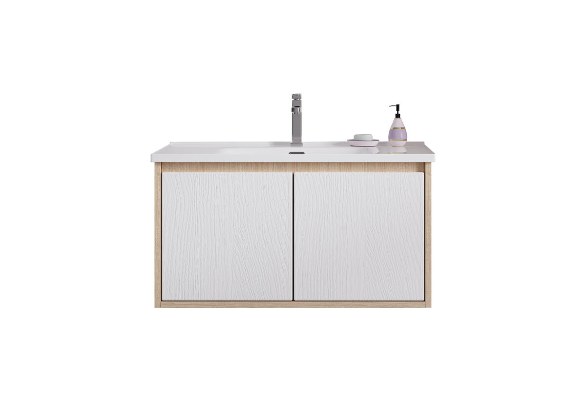 ΣΕΤ ΠΑΓΚΟΥ VERA 80cm χρ.WHITE/SONOMA S3BVER080WHS - Image 1
