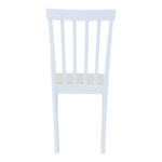Καρέκλα Houston pakoworld rubberwood σε λευκή απόχρωση 40x49x94εκ - ΣΕΤ 2τμχ - Image 5