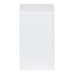 Κομοδίνο Zeplen pakoworld MDF σε λευκή απόχρωση 40x30x53εκ - Image 4