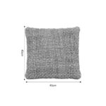 Μαξιλάρι Petron Inart φυσικό γιούτα 45x45x2.5εκ - Image 4